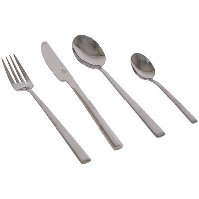Bo-Camp Besteck-Set 4-Personen Silber