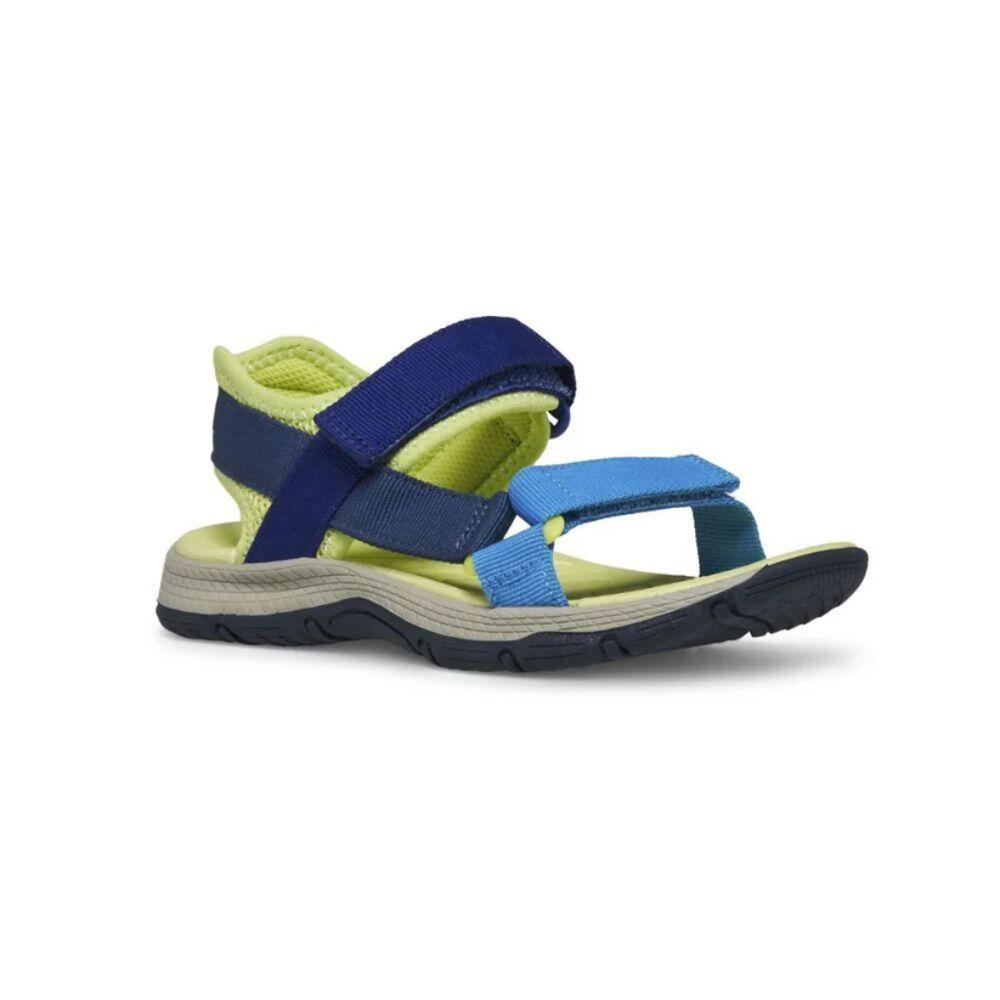 Merrell Big Kids Kahuna Web  Sport Sandal - Navy/Green 5/5