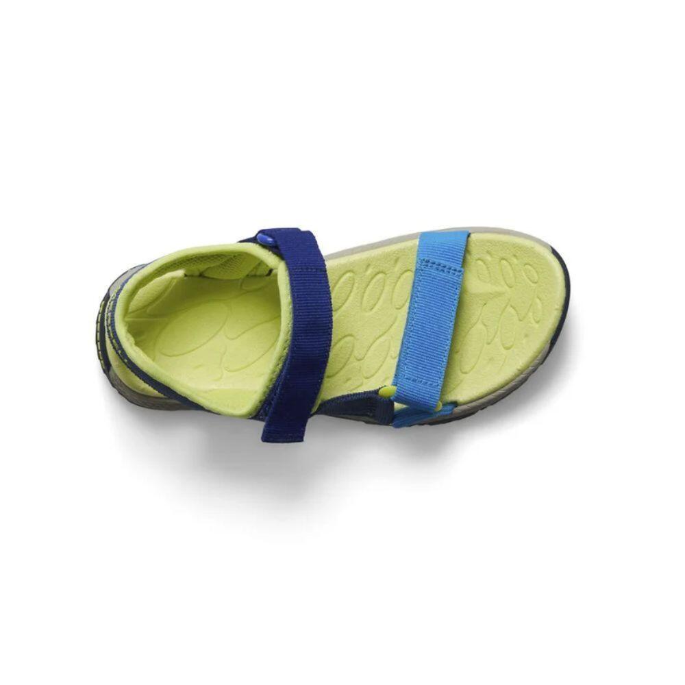 Merrell Big Kids Kahuna Web  Sport Sandal - Navy/Green 2/5