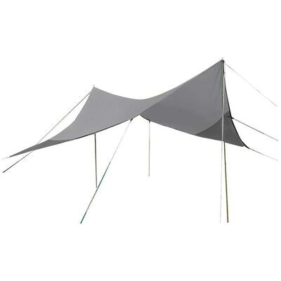 Bo-camp tarp travel ruit 4-hoekig 3x3 meter