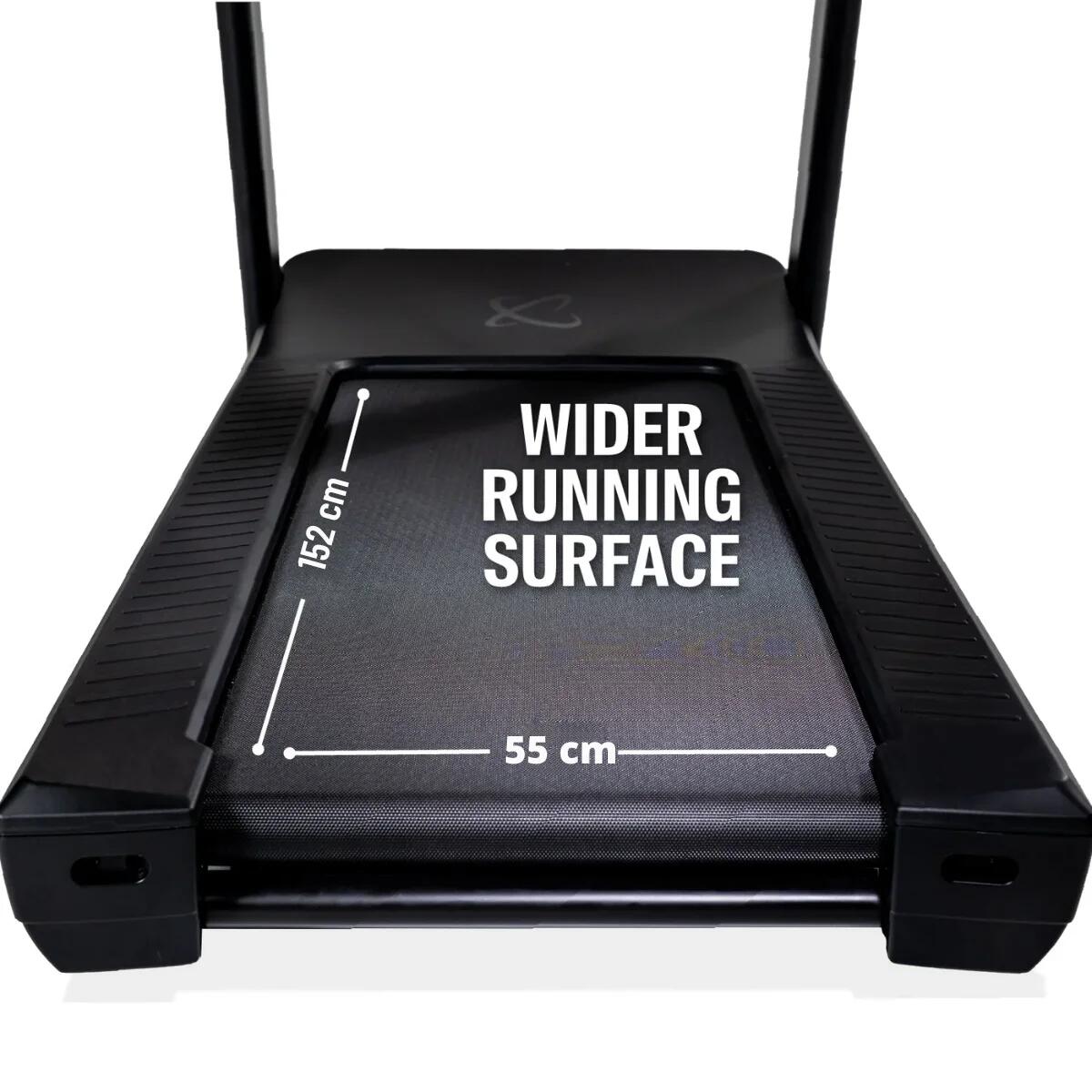 tapis de course series t7s - écran tactile 15,6", deck amortissant dual absorpti 5/7