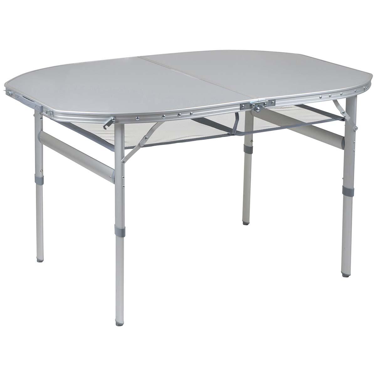 BO-CAMP Bo-Camp Tafel Premium Ovaal Koffermodel 120x80 cm