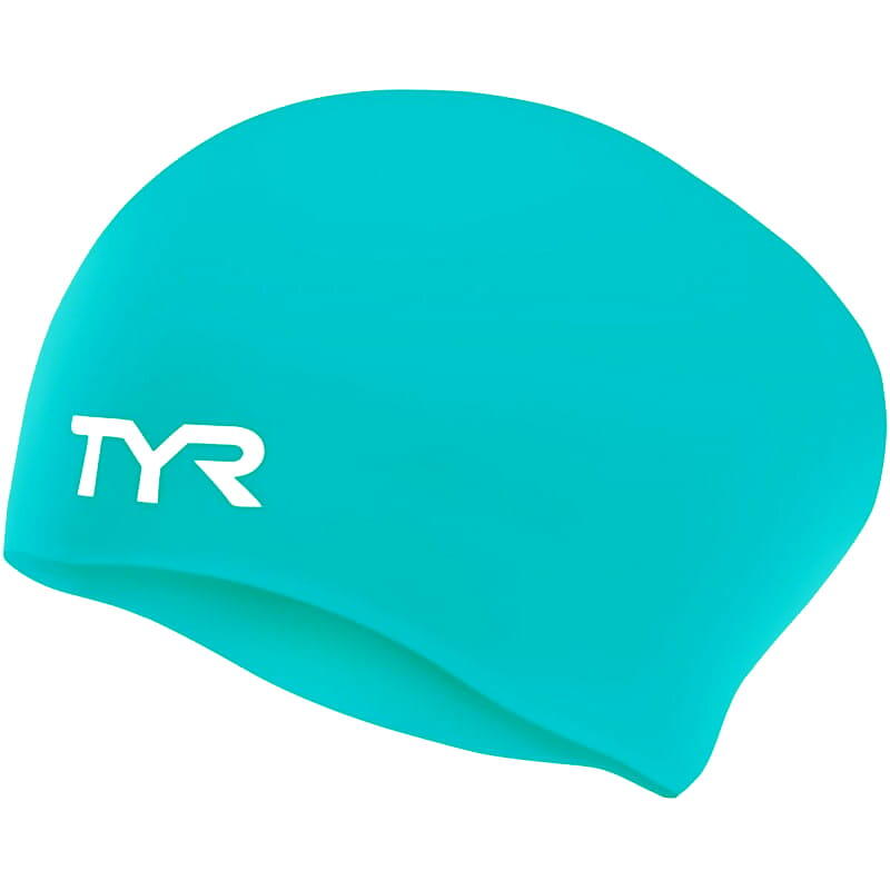 TYR Czepek Silikonowy na długie włosy Long Hair Wrinkle Free Turkusowy