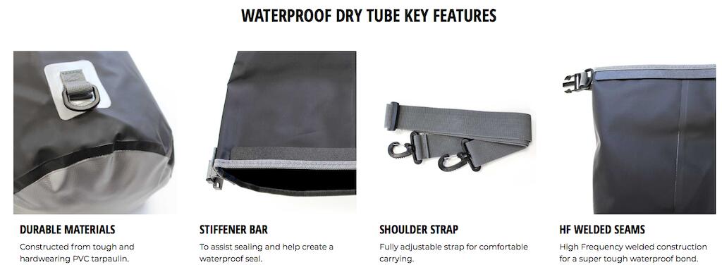 5 Litre Dry Tube Waterproof Bag Yellow 5/7