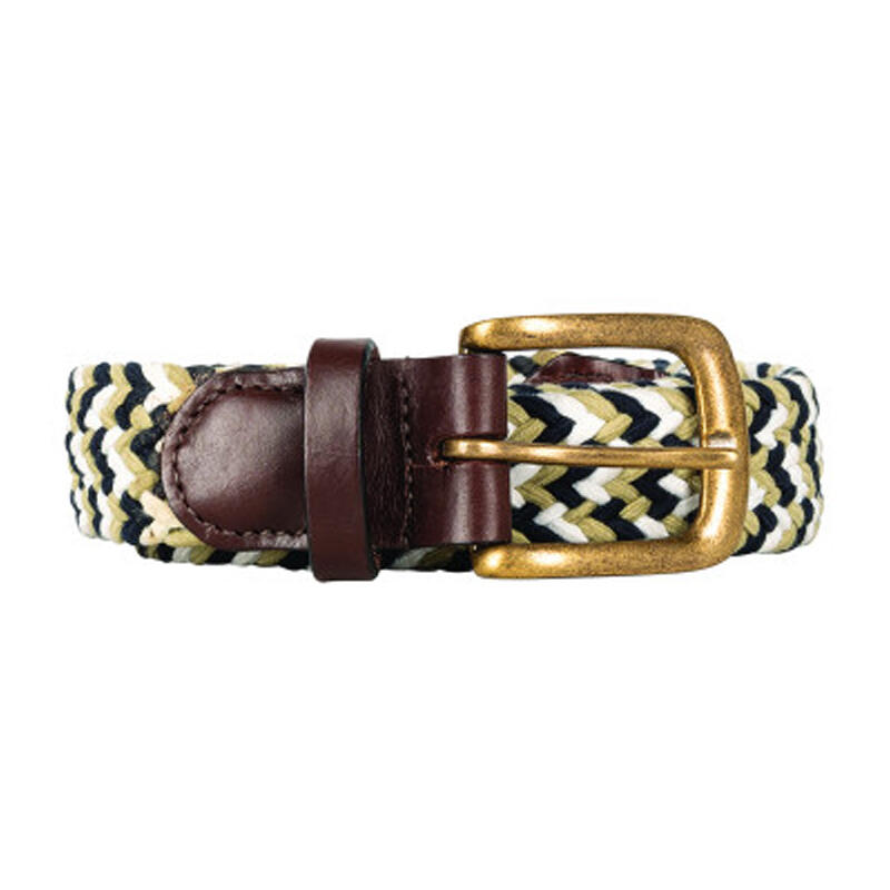 HY Elastic Woven Belt (Navy/Fossil)