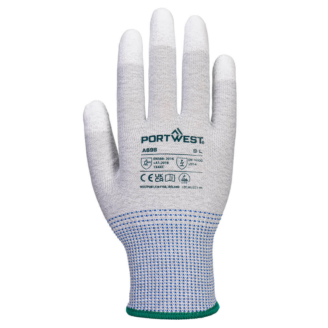 PORTWEST Adulto Unisex A698 MR13 Guanti Di Protezione Misura Confezione 12 Portwest A698