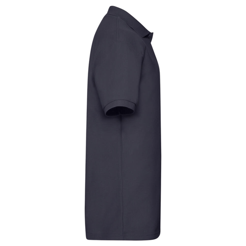 Heren Zwaargewicht Poloshirt (Deep Navy) 3/3