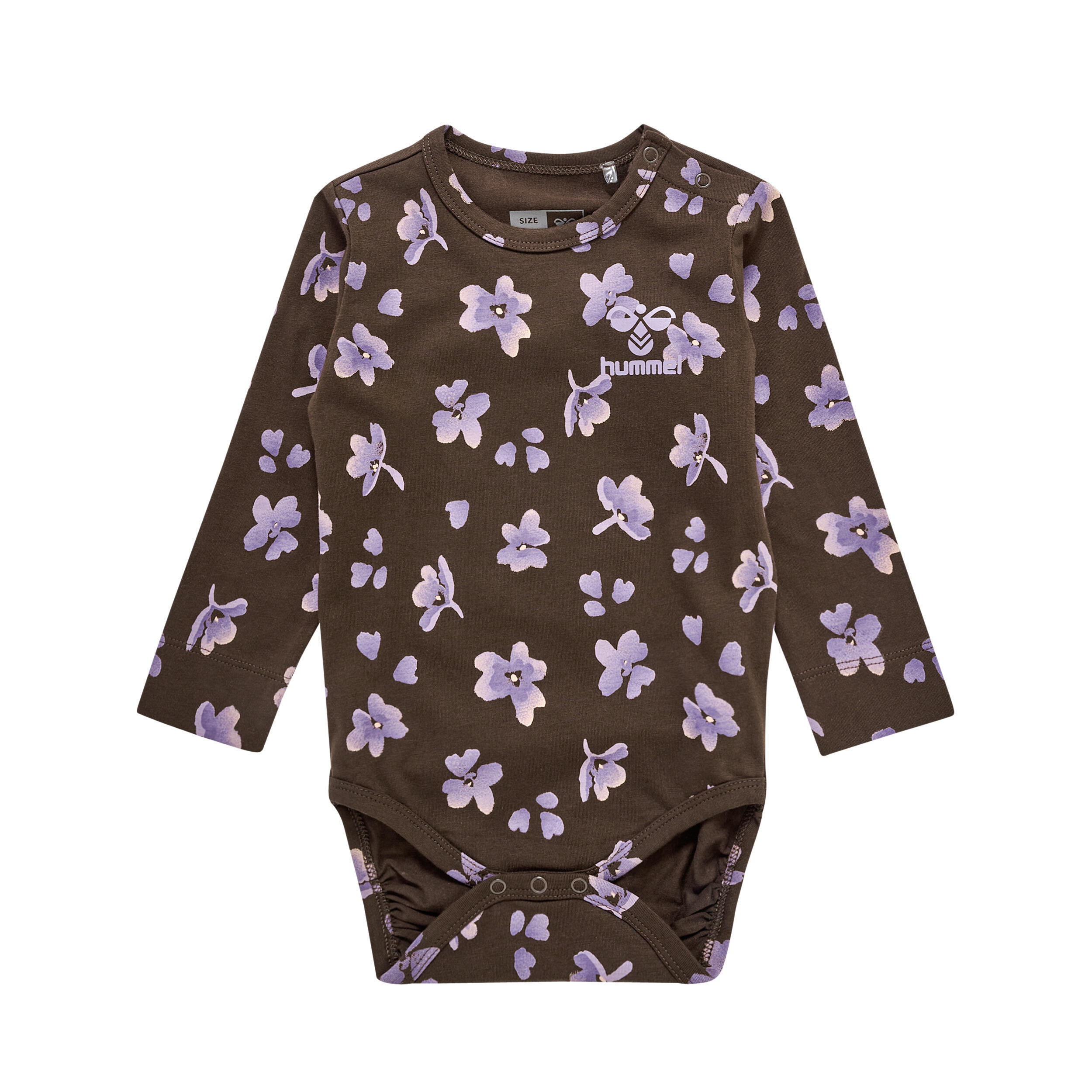 Body met lange mouwen voor babymeisjes Hummel Gug 1/3