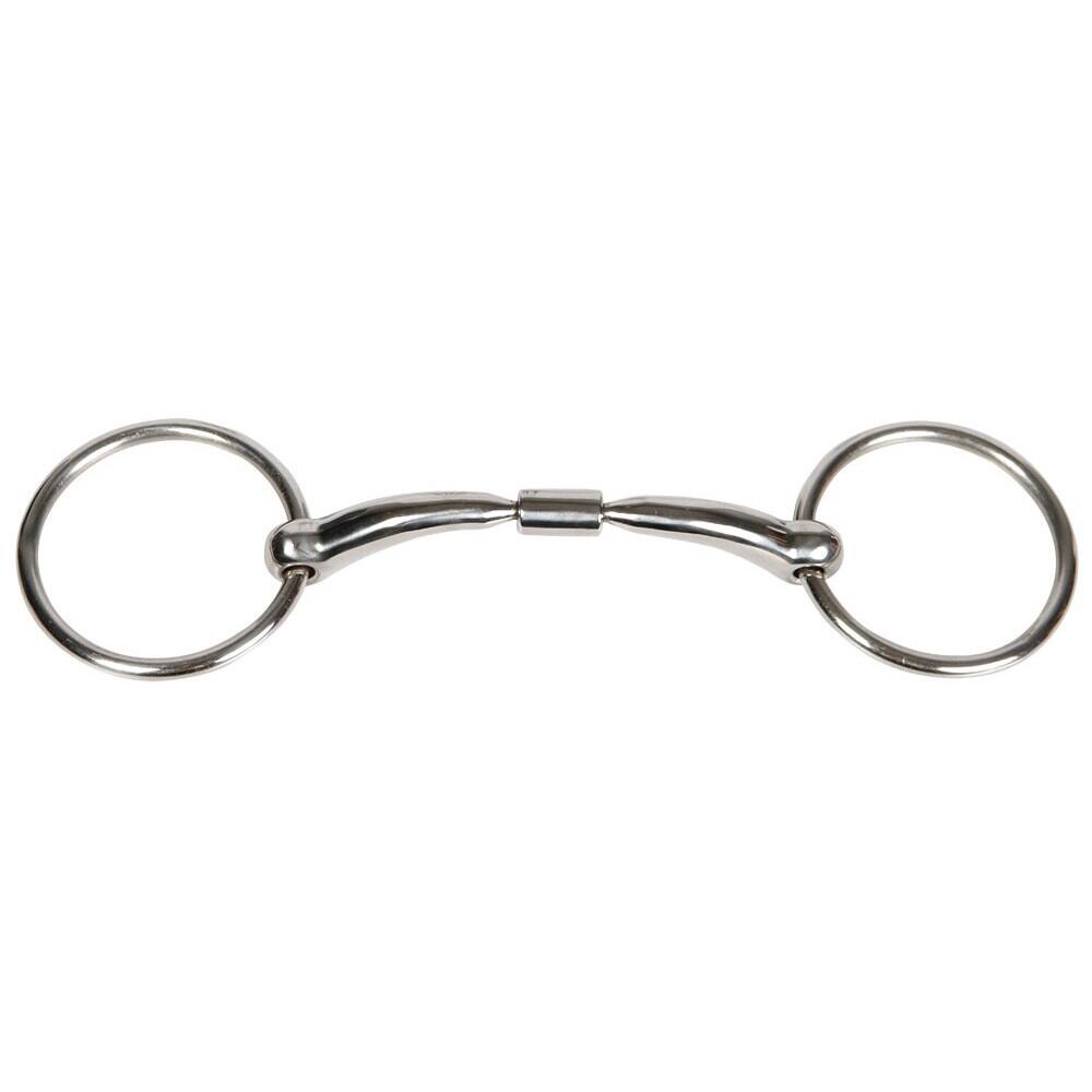 Mors 2 anneaux pour cheval double brisure anatomique Harry's Horse Roll-R 2/4