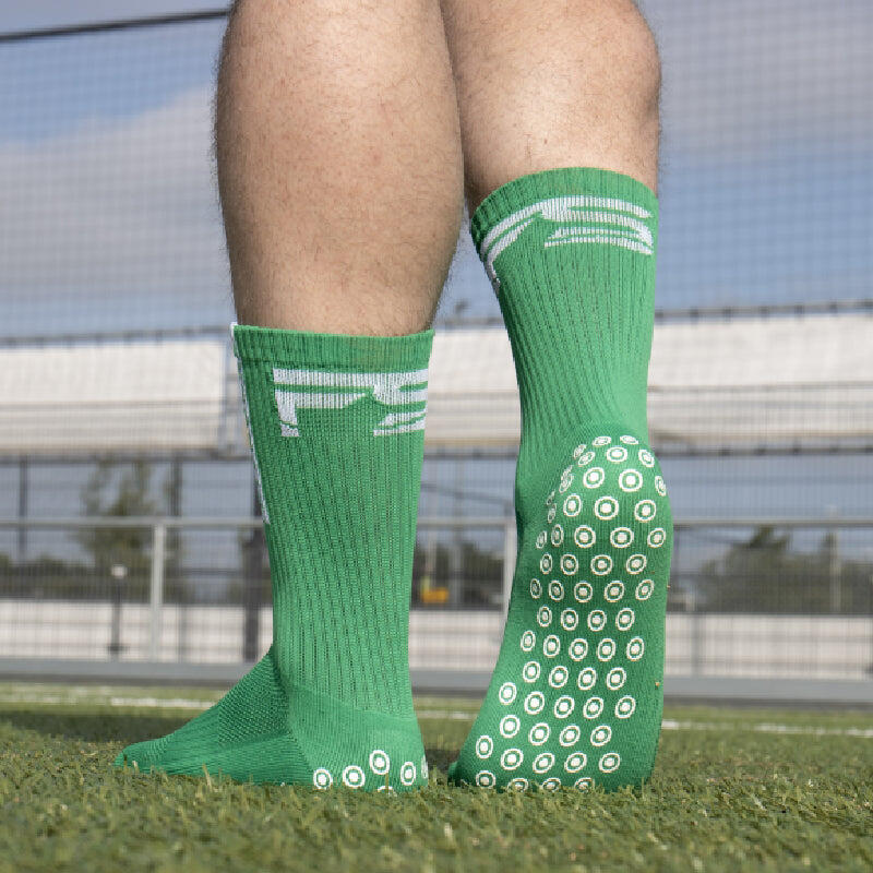 FitSockr Gripsokken - Groen M 3/3