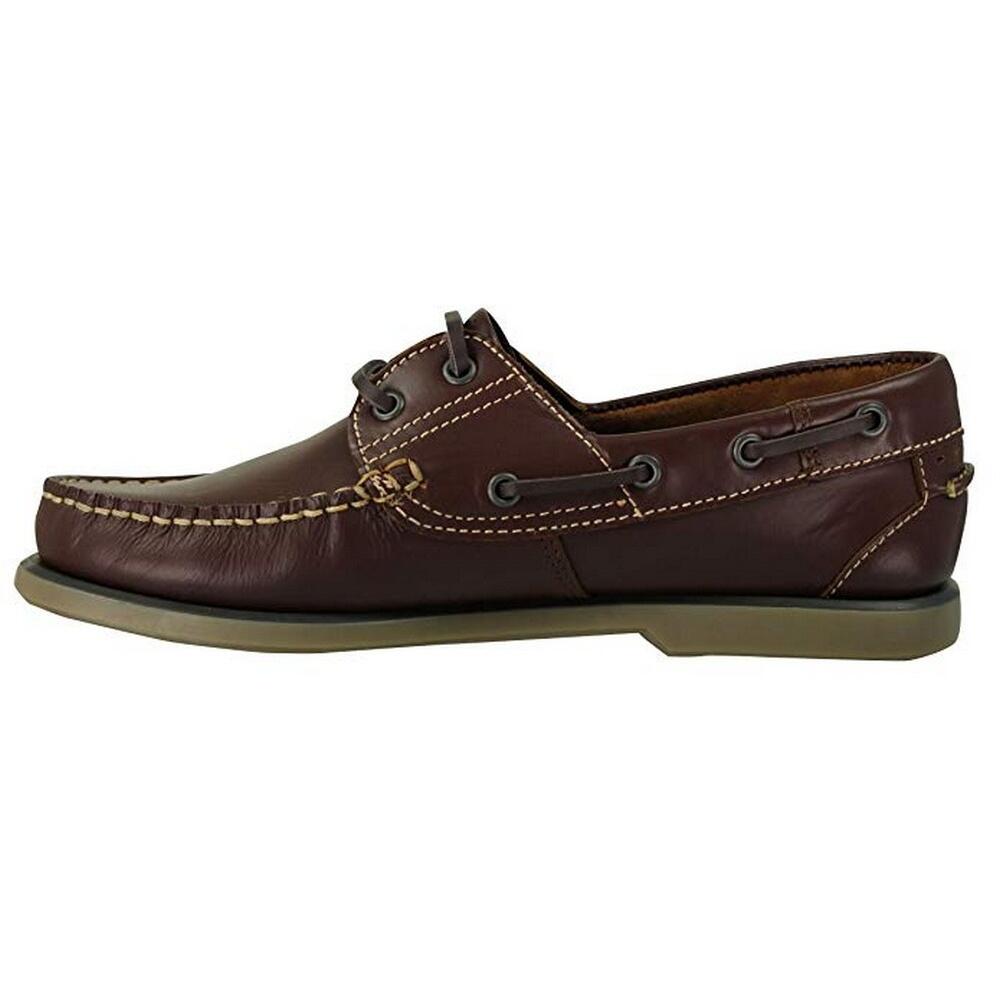 Chaussures Bateau Homme (Cuir Marron) 2/6