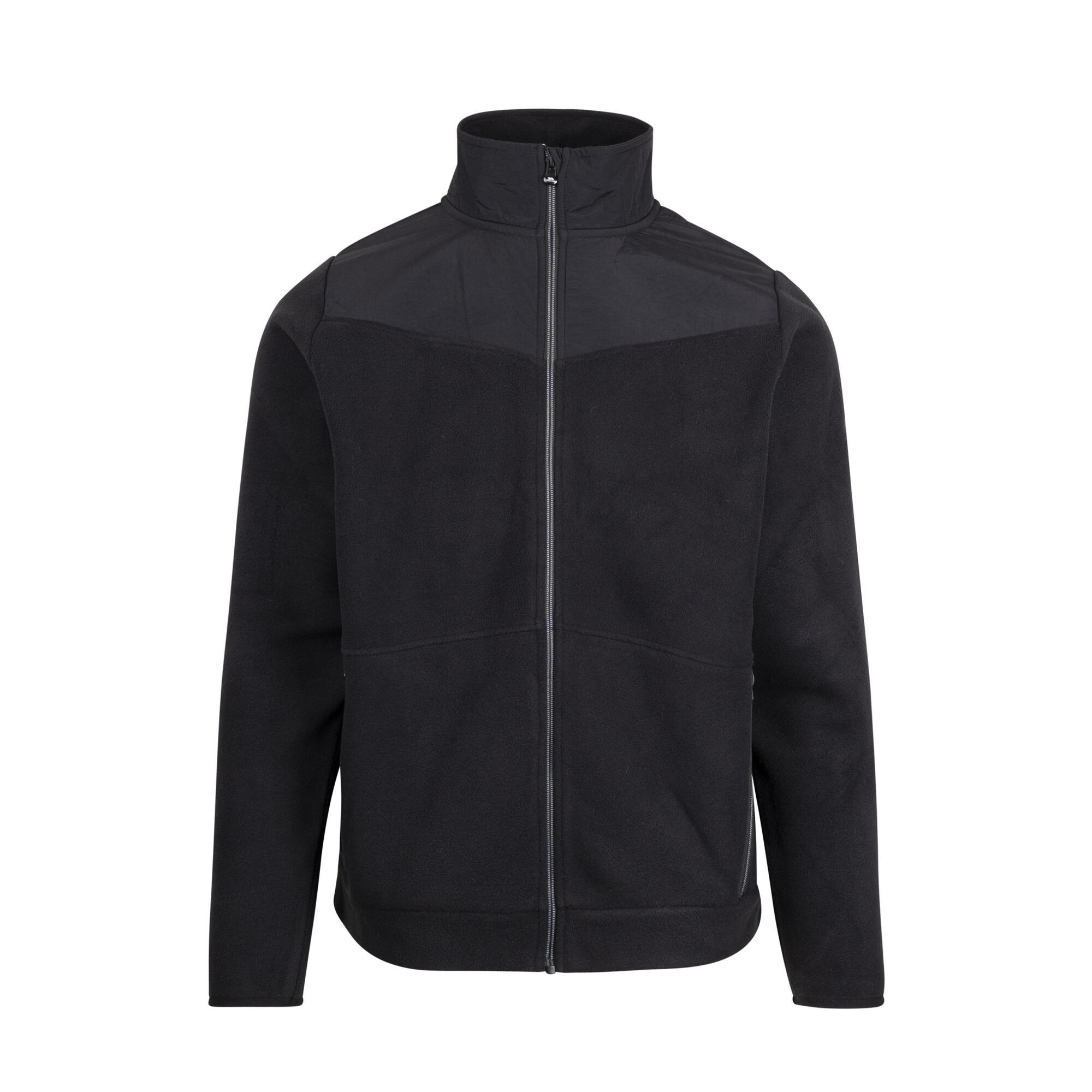 TRESPASS Mens Chidden Fleece Top (Black)