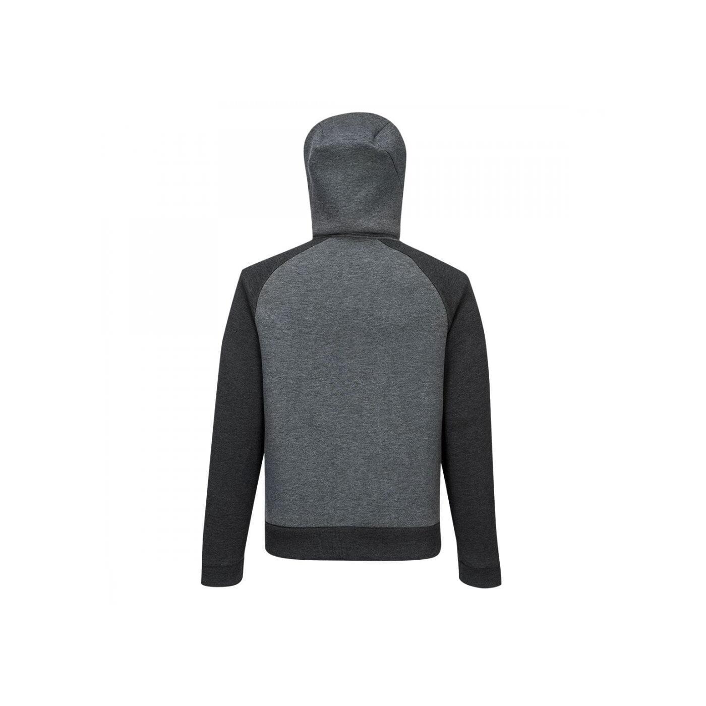 Mens Zipped Hoodie (Grey/Black/Yellow) 2/2