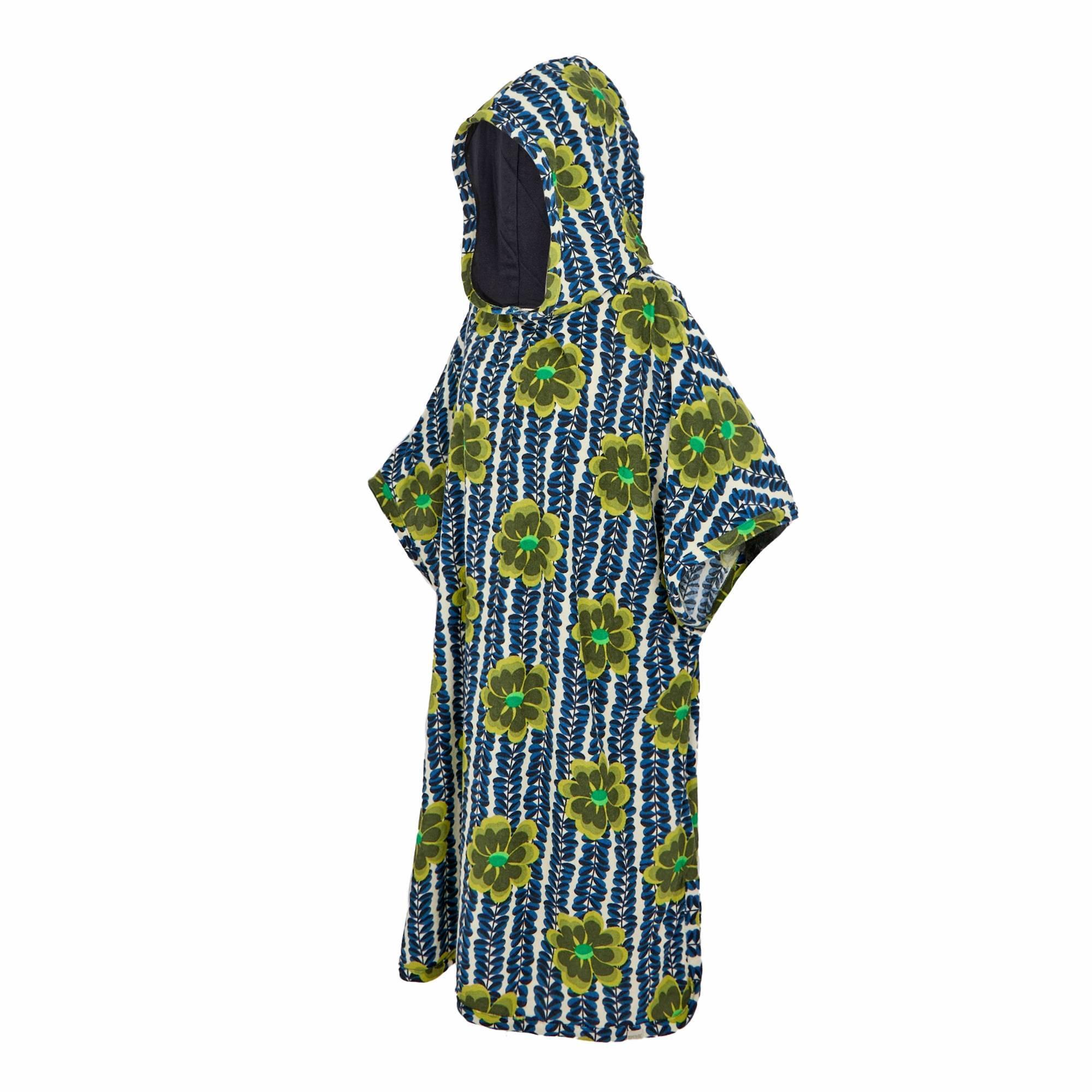Womens/Ladies Orla Kiely II Lotus Towelling Robe (Olive) 3/4