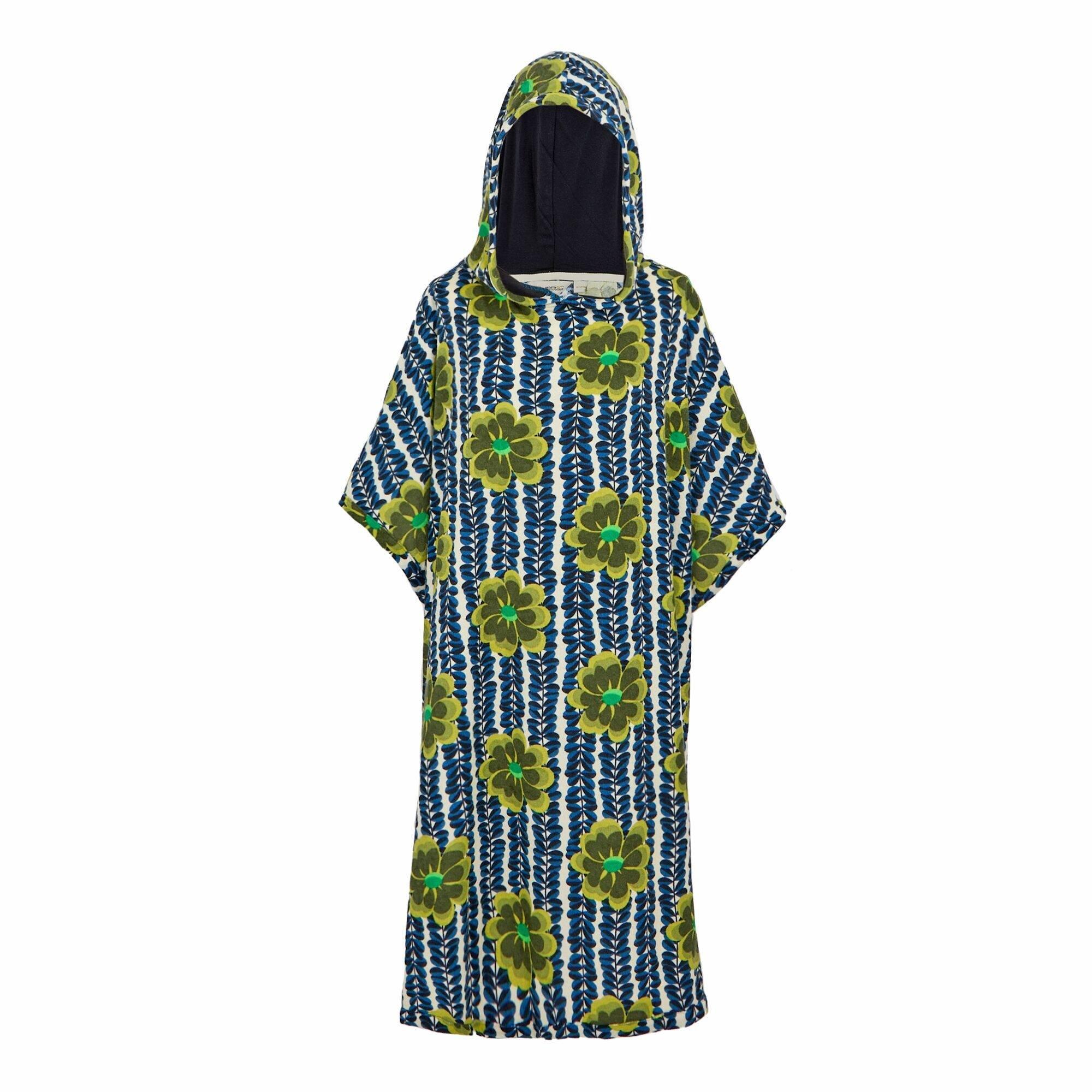 Womens/Ladies Orla Kiely II Lotus Towelling Robe (Olive) 1/4