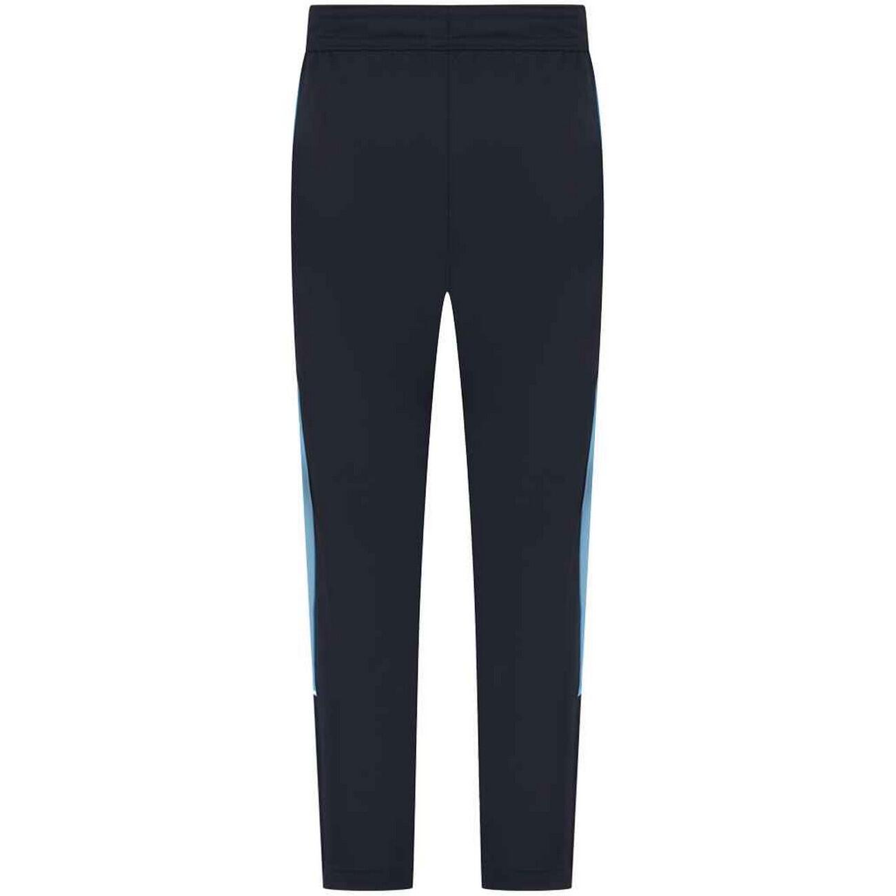 Childrens/Kids Tracksuit Bottoms (Navy/Sky) 2/3