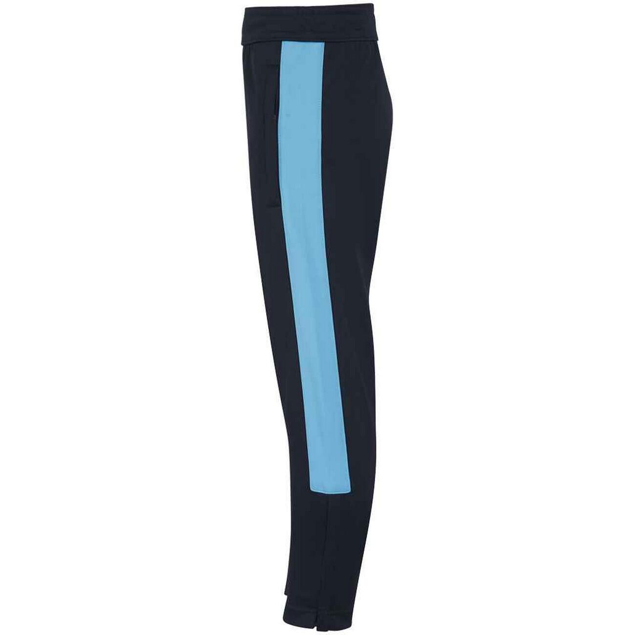 Childrens/Kids Tracksuit Bottoms (Navy/Sky) 3/3
