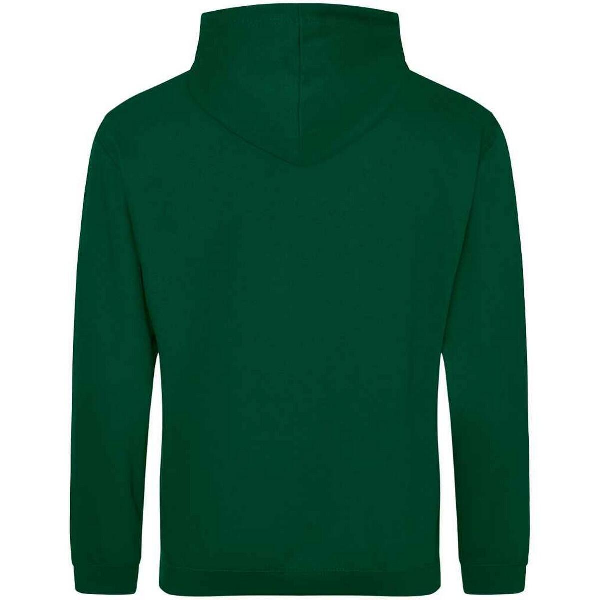 Sweat À Capuche COLLEGE Adulte (Vert Forêt Tropicale) 2/2