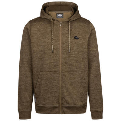 Heren fewston full zip hoodie (moeras-marl)