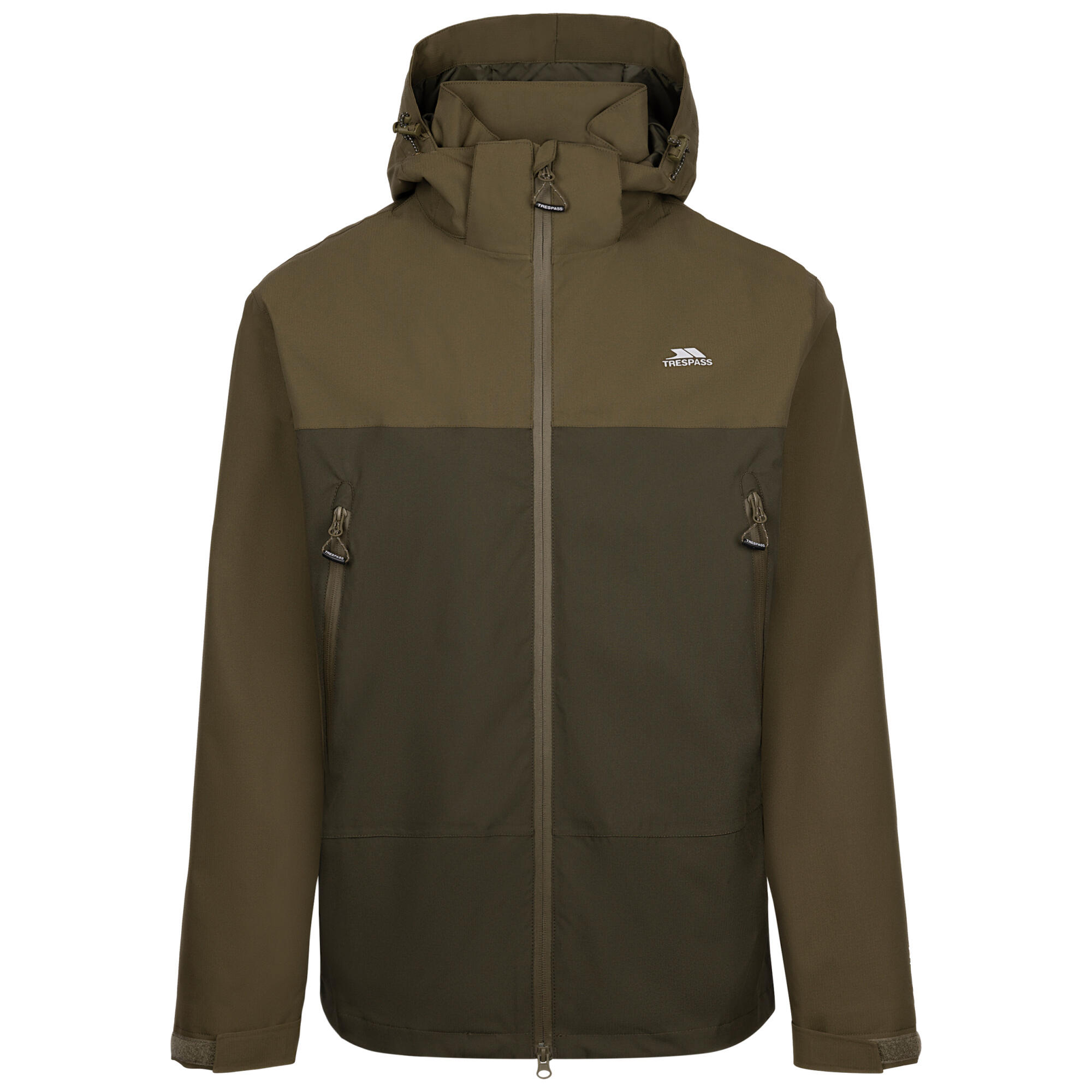 TRESPASS Mens Fahamore Waterproof Jacket (Marshland)