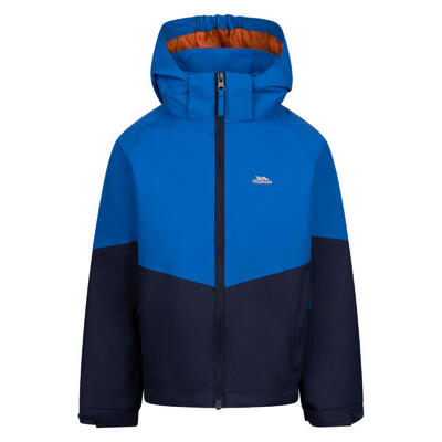 Childrens boys dexterous waterproof rain jacket (blauw)