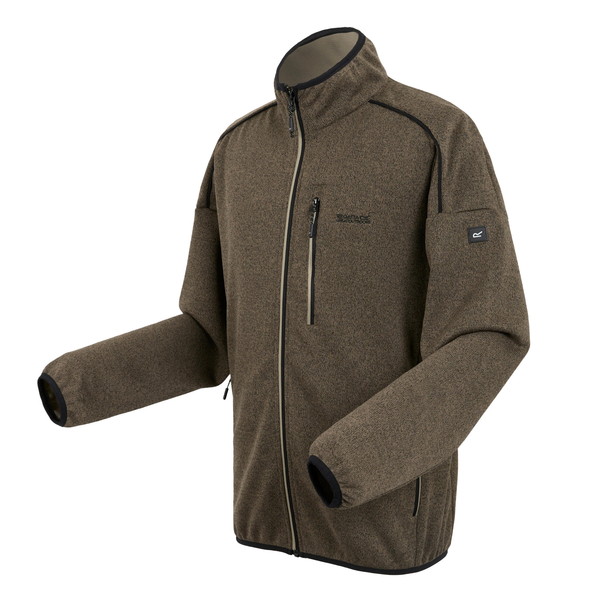 Veste Polaire KAMES Homme (Marron / Sable Doré) 3/5