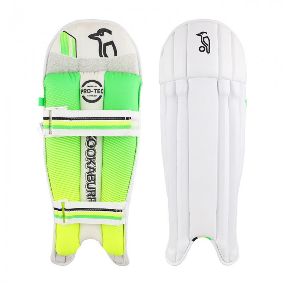 KOOKABURRA Childrens/Kids 2025 Kahuna 6.1 Cricket Batting Pads (Green/White)