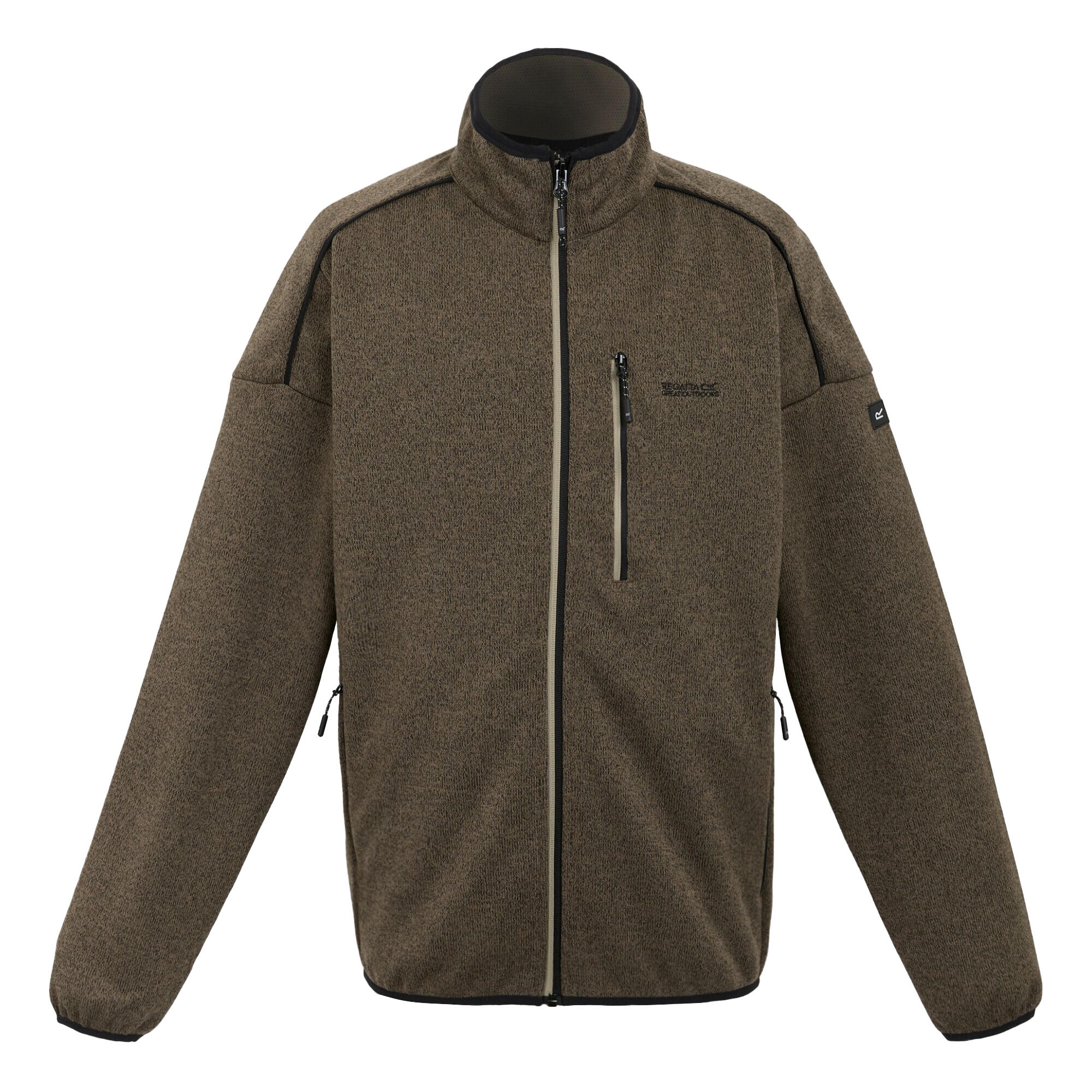REGATTA Mens Kames Full Zip Fleece Jacket (Treetop/Golden Sand)