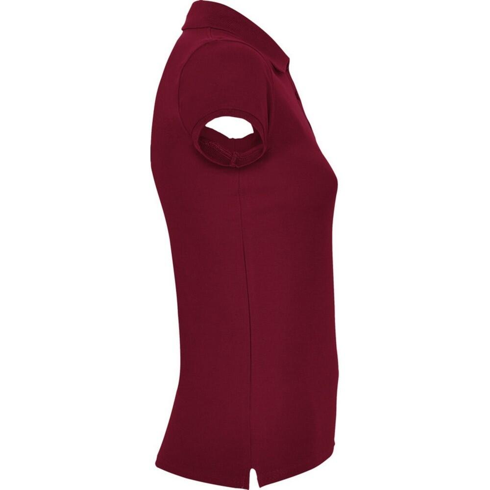Polo STAR Femme (Rouge Grenat) 3/3