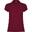 Polo STAR Femme (Rouge Grenat)