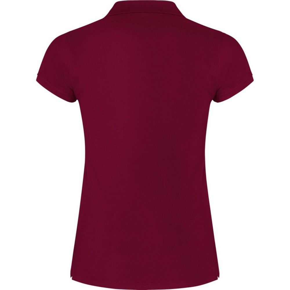 Polo STAR Femme (Rouge Grenat) 2/3