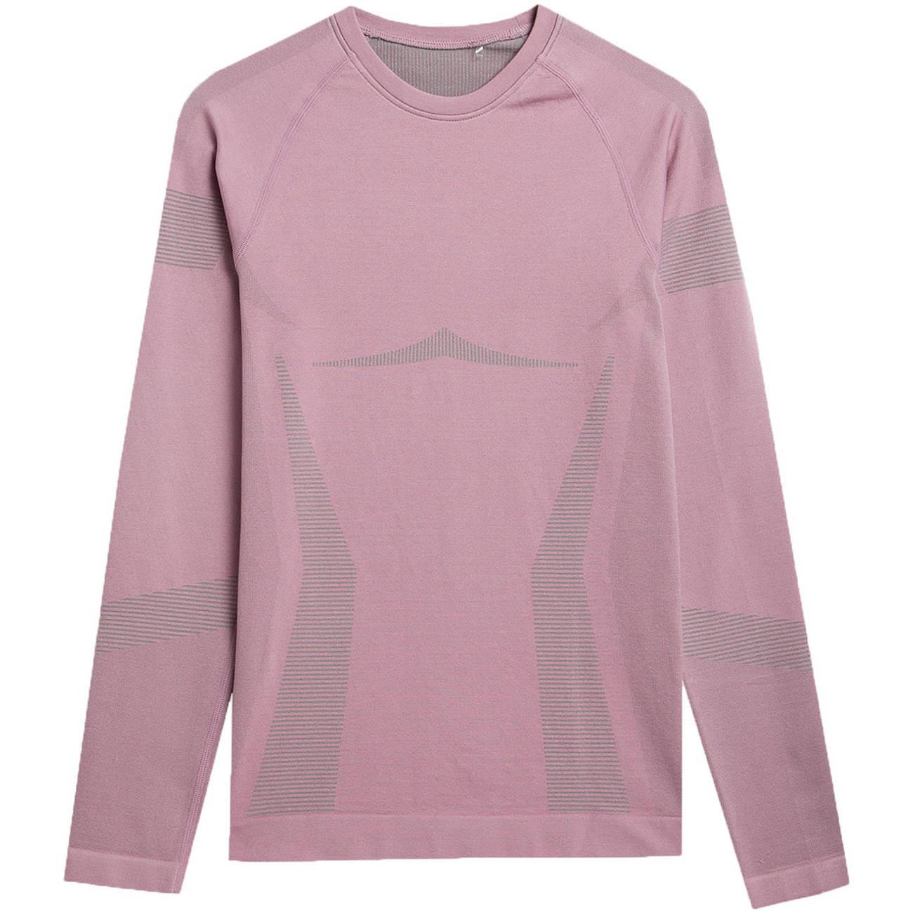 4f - Haut Thermique F113 Femme (rose Foncé) - T-shirt Manches Courtes - Rose - 36 Xs - Decathlon