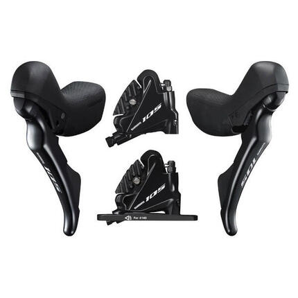 Hydrauliczne hamulce tarczowe z przodu i z tyłu Shimano R7020