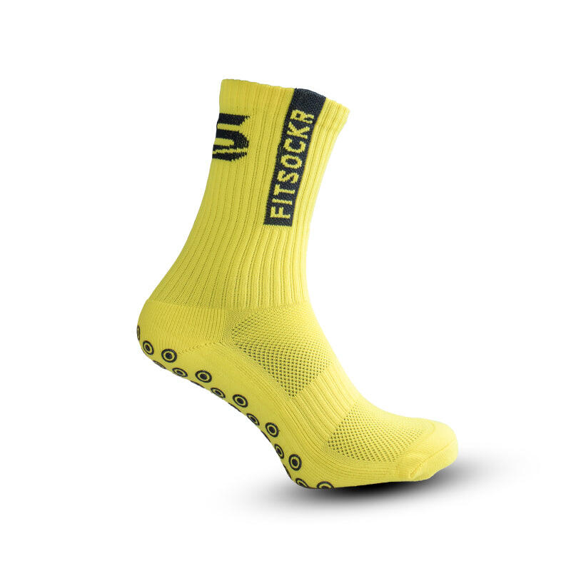 FITSOCKR FitSockr Gripsokken - Geel S