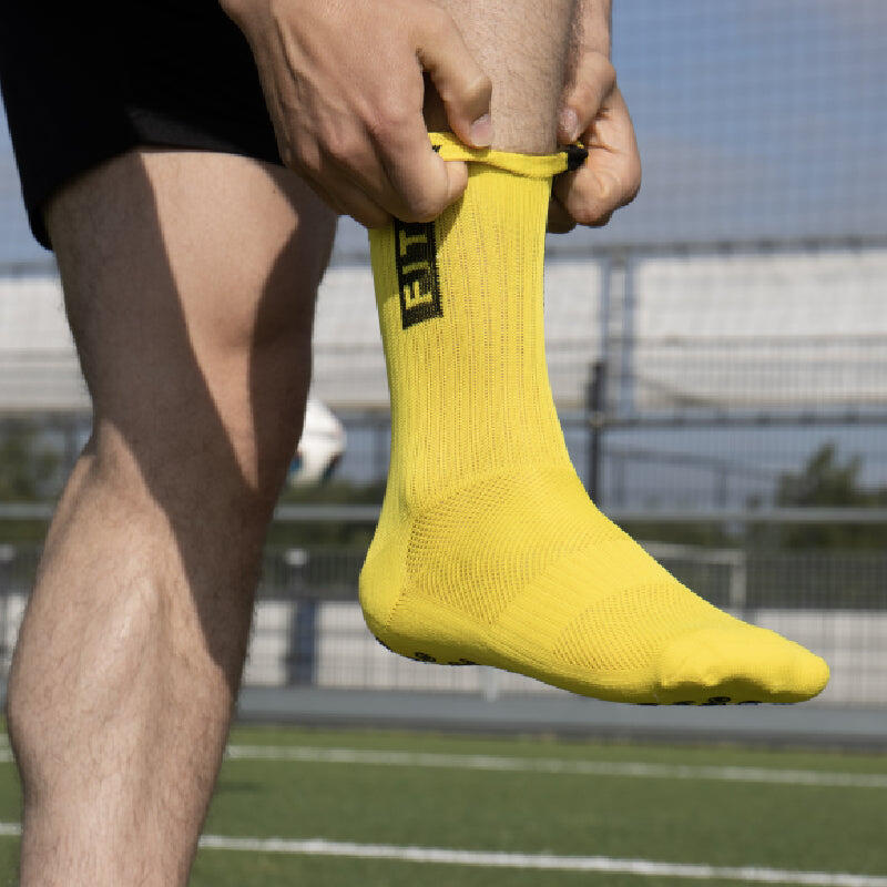 FitSockr Gripsokken - Geel M 2/3