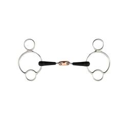 Mors pessoa pour cheval en caoutchouc avec losange Premier Equine