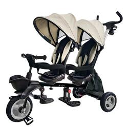 Devessport Tricycle évolutif Qplay G-Melar Sand 2 places
