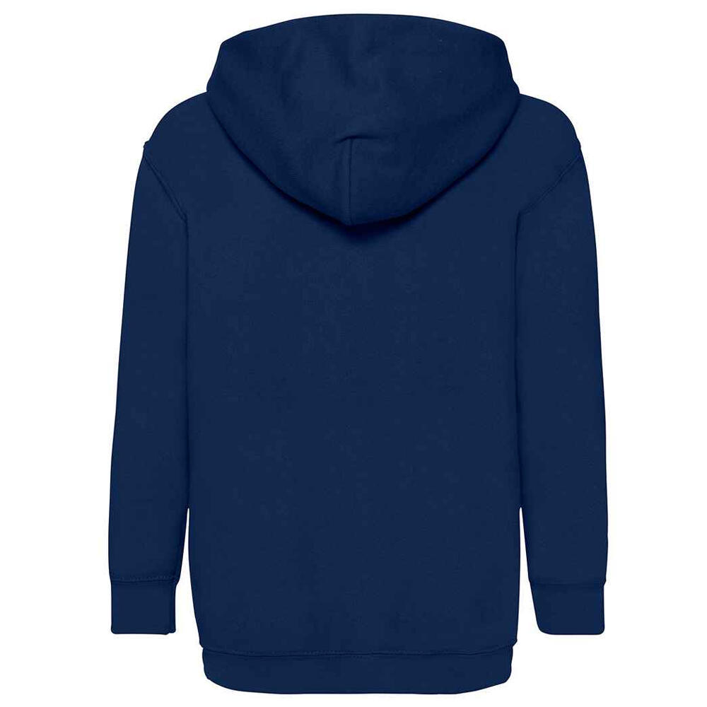 Felpa Con Cappuccio Bambini Fruit Of The Loom Classic Blu Navy 2/3