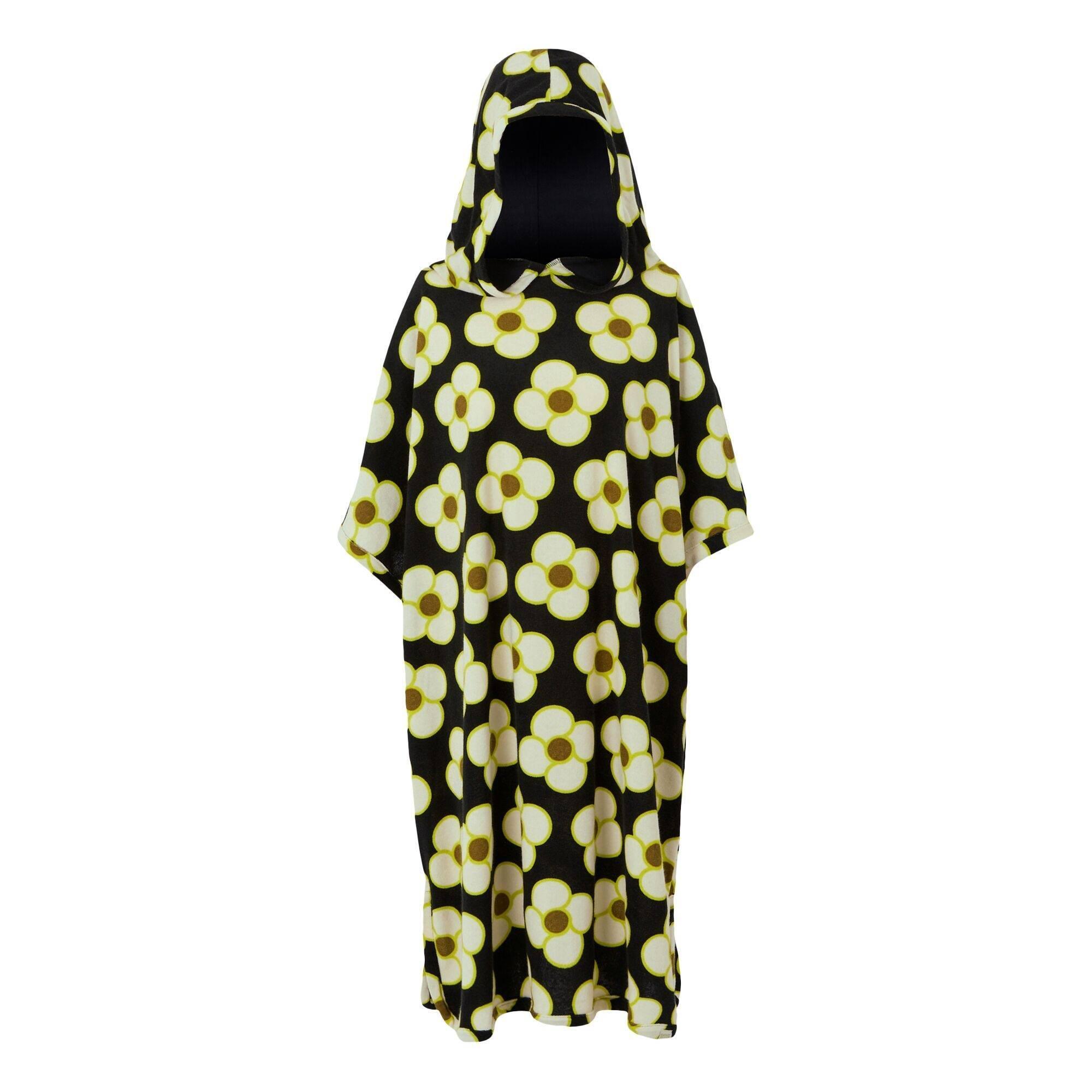 REGATTA Womens/Ladies Orla Kiely II Spinning Flower Towelling Robe (Black)