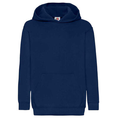 Kinder/kids klassieke hoodie (zwart)