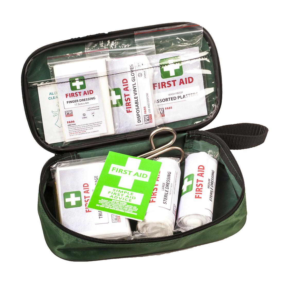 PORTWEST First Aid Kit (Pack of 17) (Green)