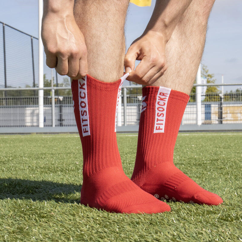 FitSockr Gripsokken - Rood S 2/3