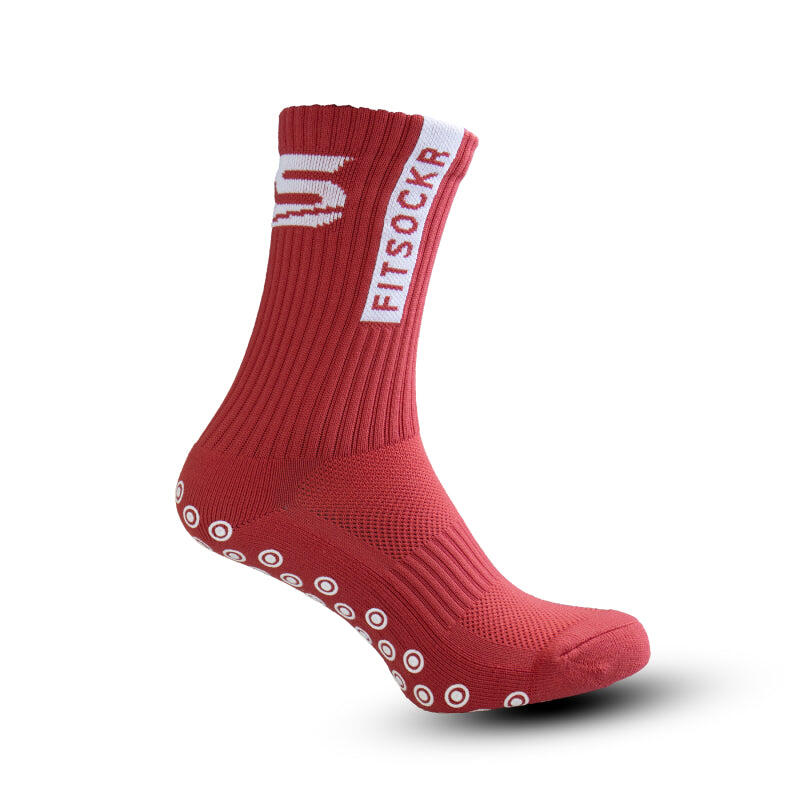 FITSOCKR FitSockr Gripsokken - Rood L
