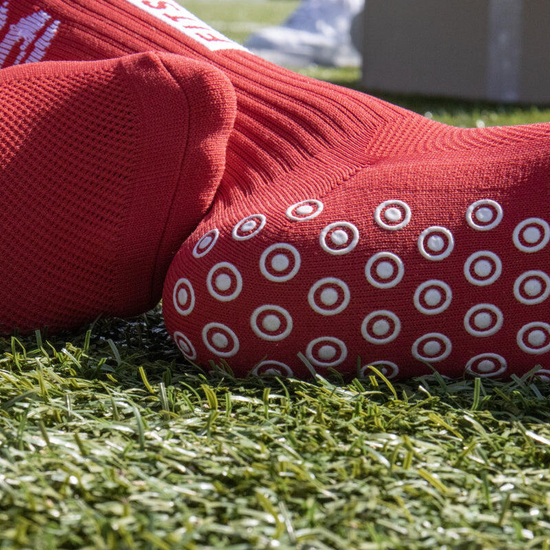 FitSockr Gripsokken - Rood S 3/3