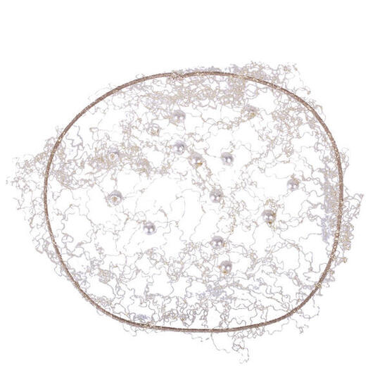 Rete per capelli donna QHP Invisible Pearl