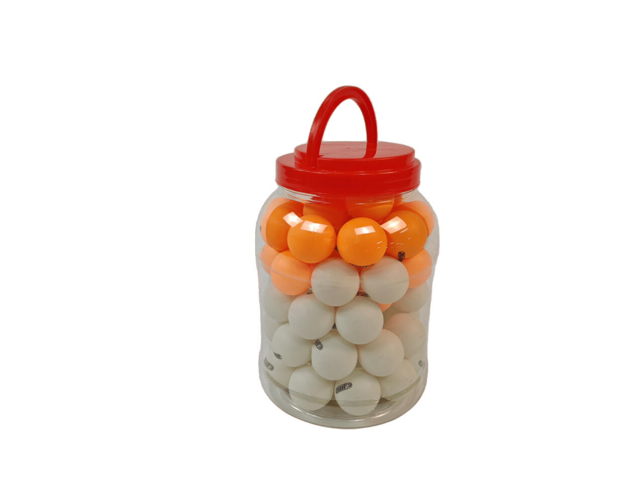 ROVERA Set de 60 pelotas de ping pong Rovera TOP QLY – Con caja (blancas y amarillas)