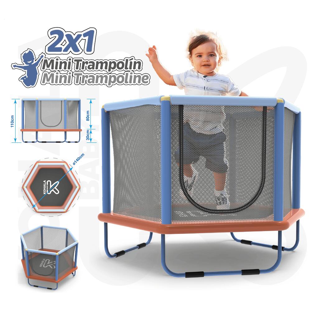 Devessport - Trampolín Infantil Kohala Baby 2 en 1 2/6