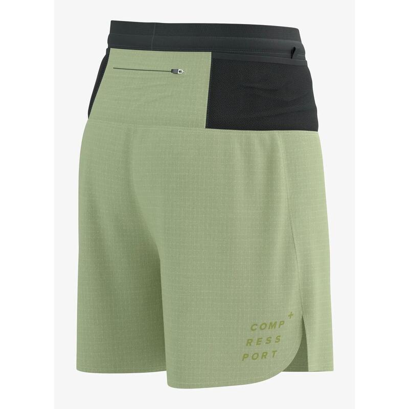 Spodenki do biegania męskie Compressport Trail Racing Overshort