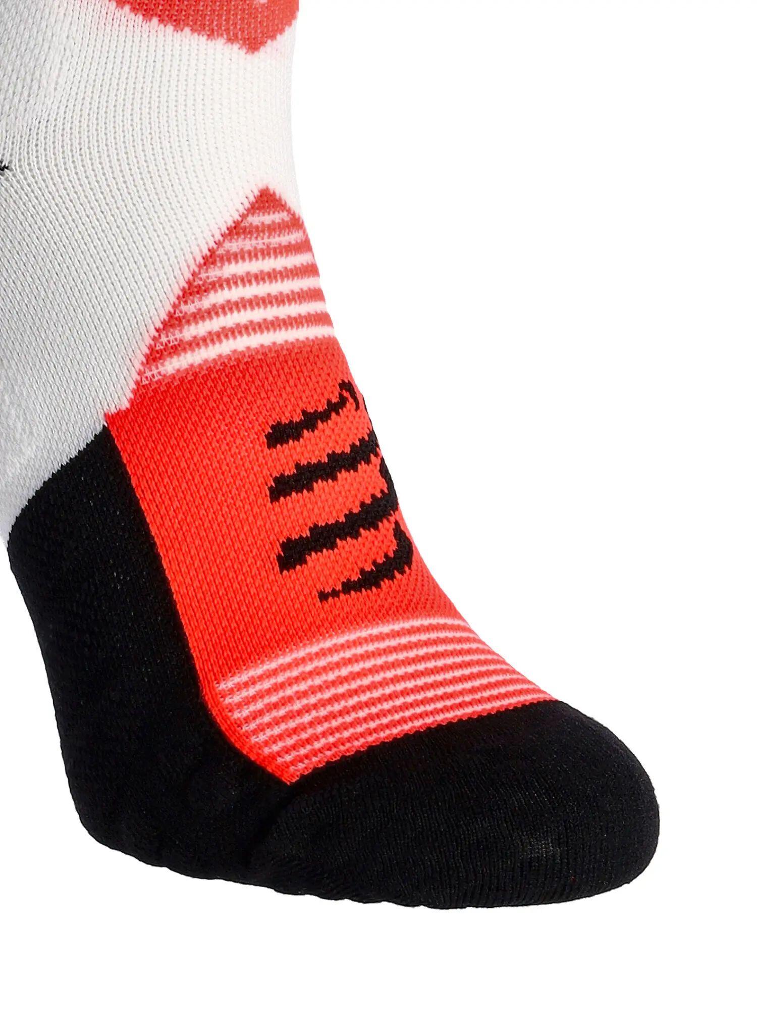 Compressport Ultra Trail V2.0 Sokken Wit/Rood 4/4