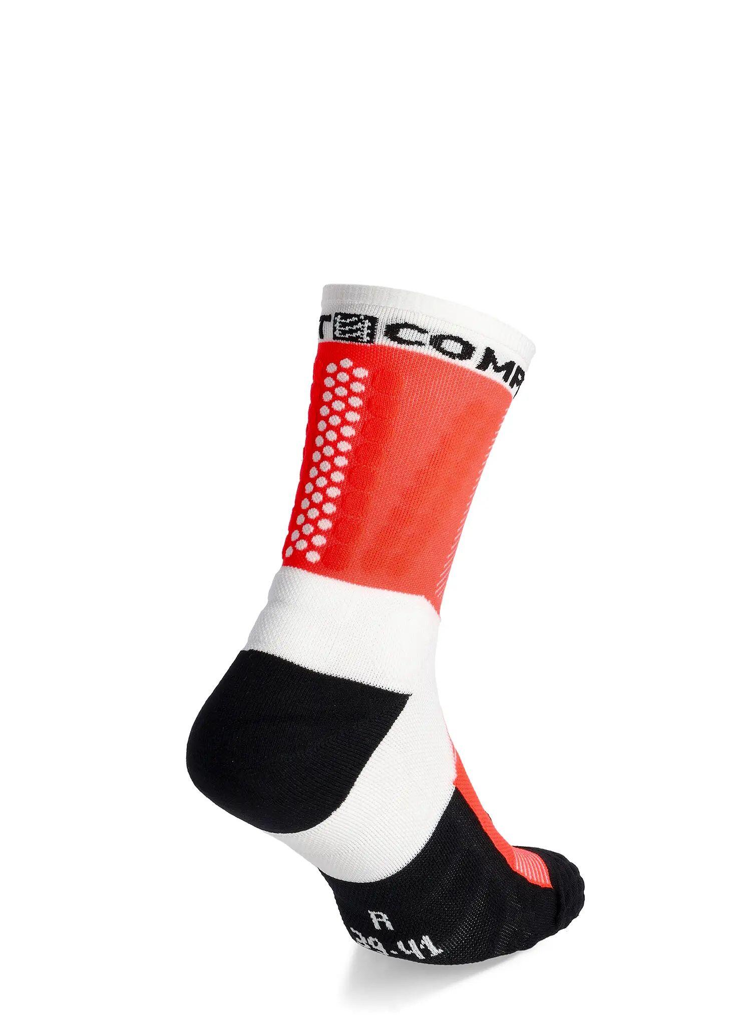 Compressport Ultra Trail V2.0 Sokken Wit/Rood 2/4